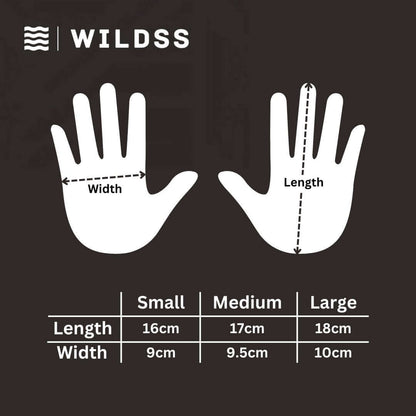 Neoprene wild swimming gloves: Orca